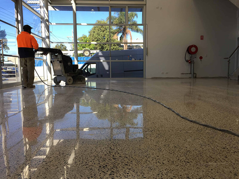 polished concrete floors australia