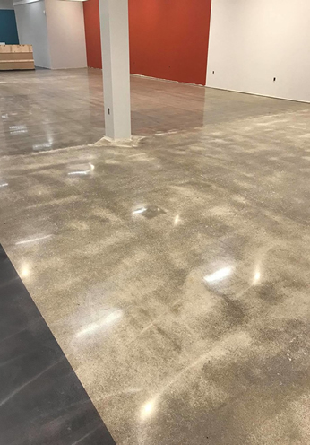 example of polished concrete floor australia