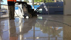 commercial polished concrete floors